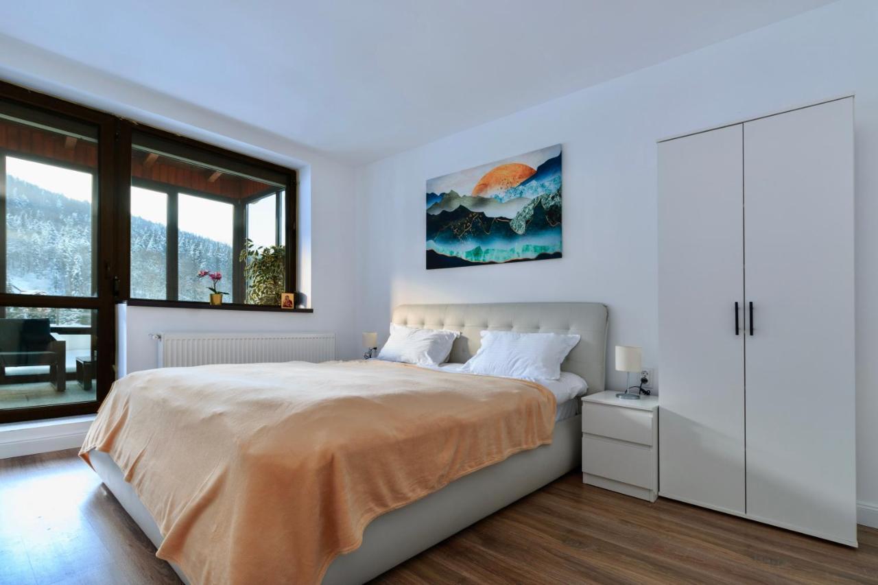 Best View Ap With Parking And 2 Bathrooms Sinaia Exterior foto